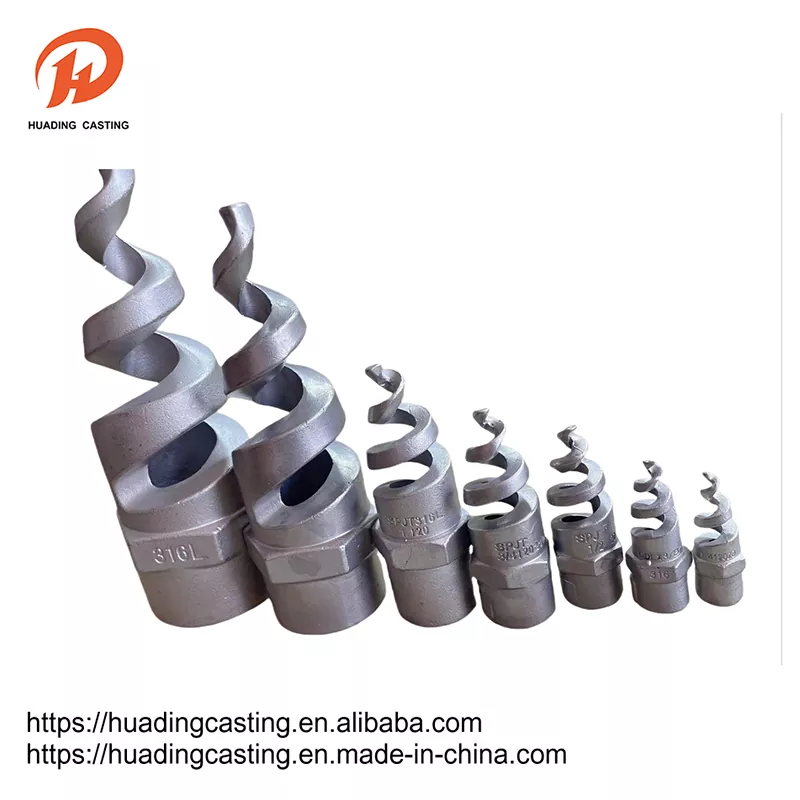 نازل مارپیچ ریخته گری سرمایه گذاری